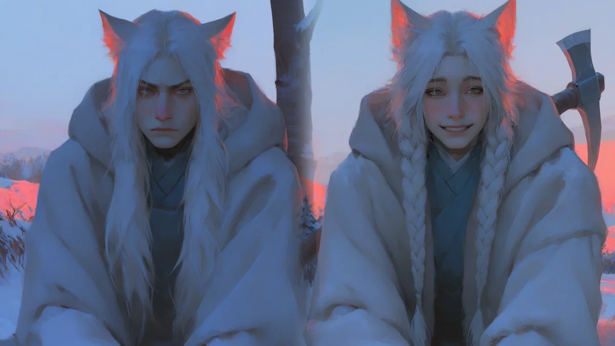 Dire wolf familiars - Romulus and Remus