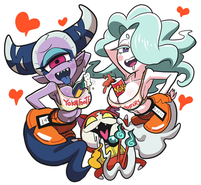 The Yo-Kai Hooters Gals, WOO!