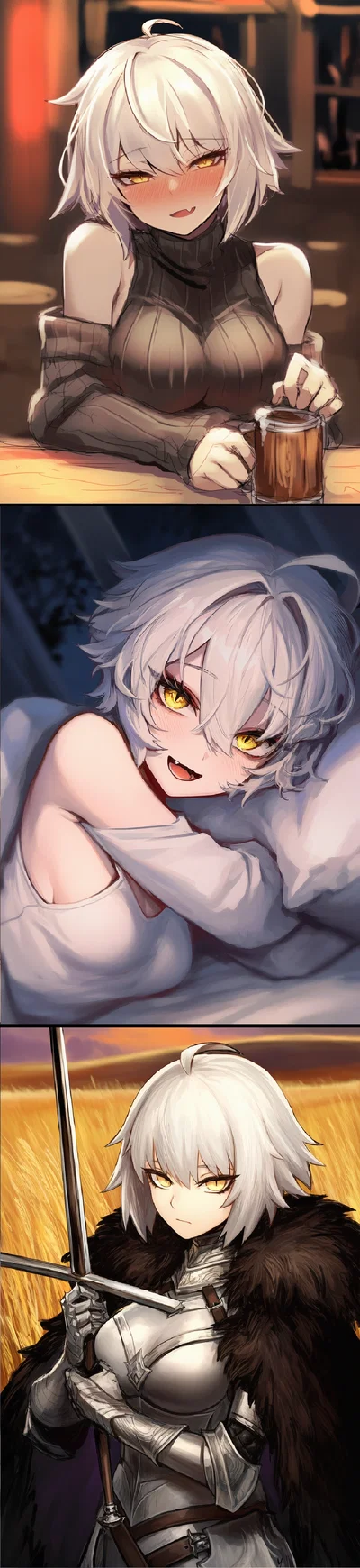 You're not so bad.. y'know..?