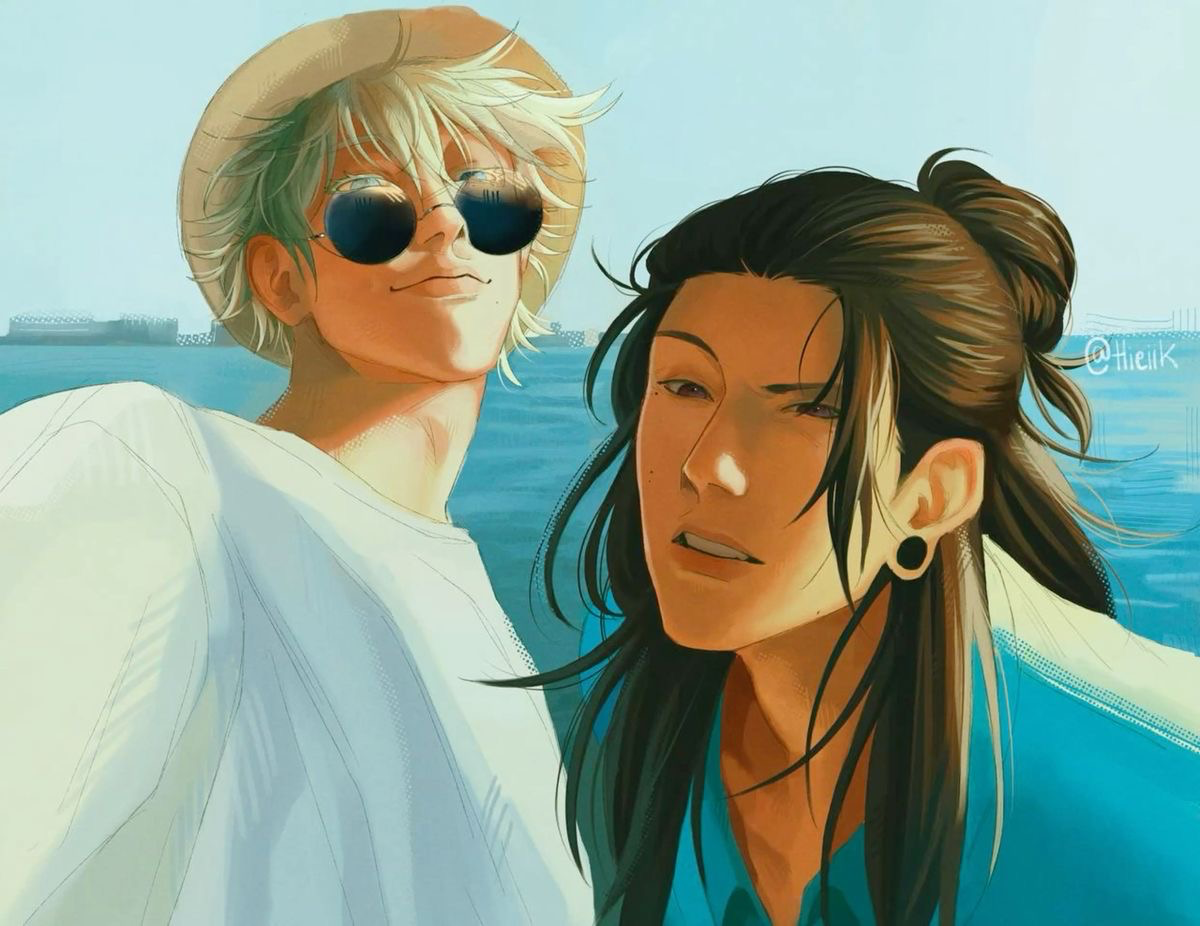 Satoru Gojo and Suguru Geto 