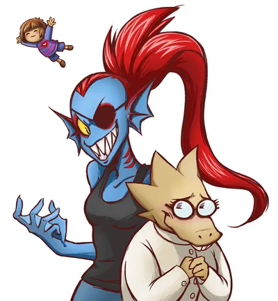 Undyne and Alphys