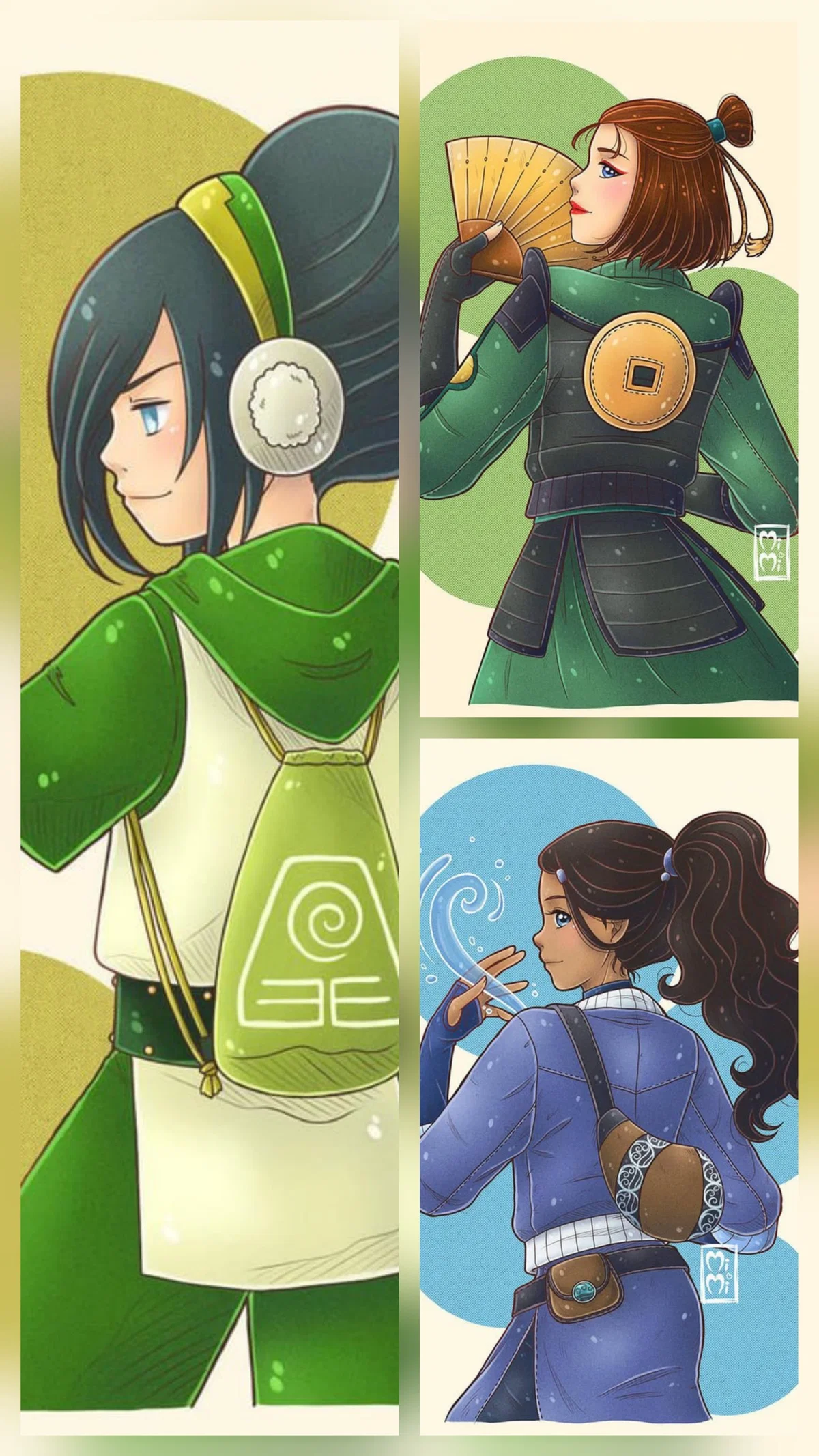 Suki, Katara, & Toph | Prisoners of Fire Lord Azula
