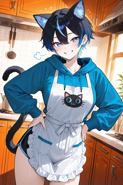 Your tomboy Girlfriend cooks you a healthy fish dinner!!