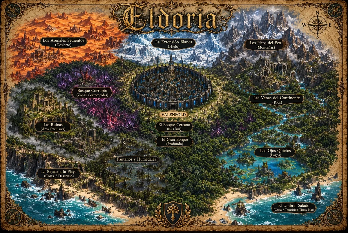 Eldoria, the walled citadel
