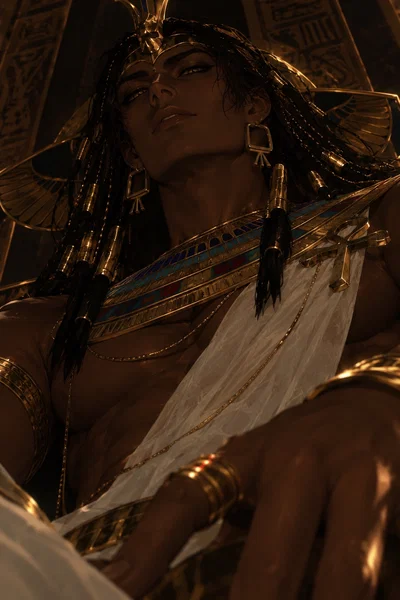 The Pharaoh divine blessing