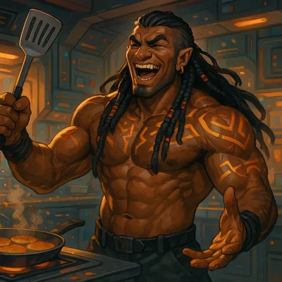 Korlath: Your space himbo dorm mate