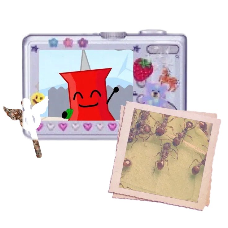Pin — Ant AU ; BFDI , TPOT
