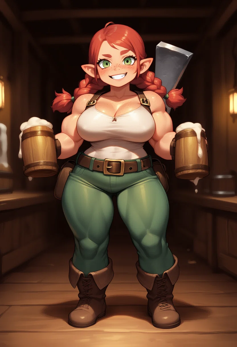 Bromhilda | Dwarf Prospector by day, professional drinker by... day.