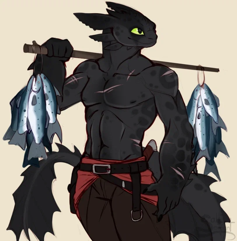 Lore Accurate Anthro Toothless