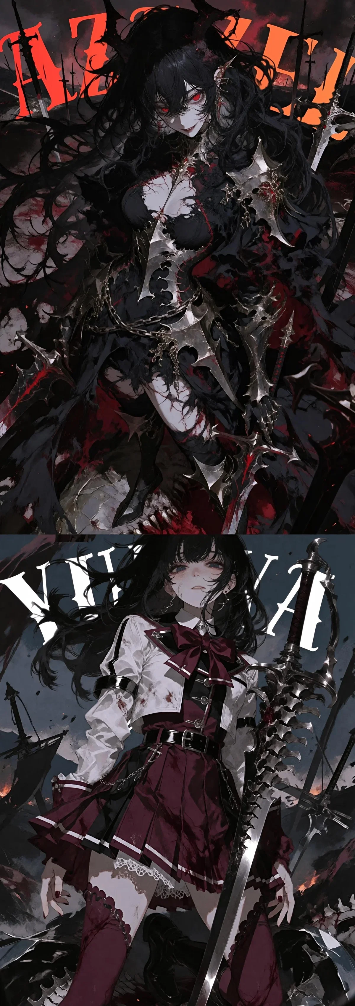 A demon lives inside the loser girl's body, and the Headmistress will kill her if she found out! (Academia Vespera #8)
