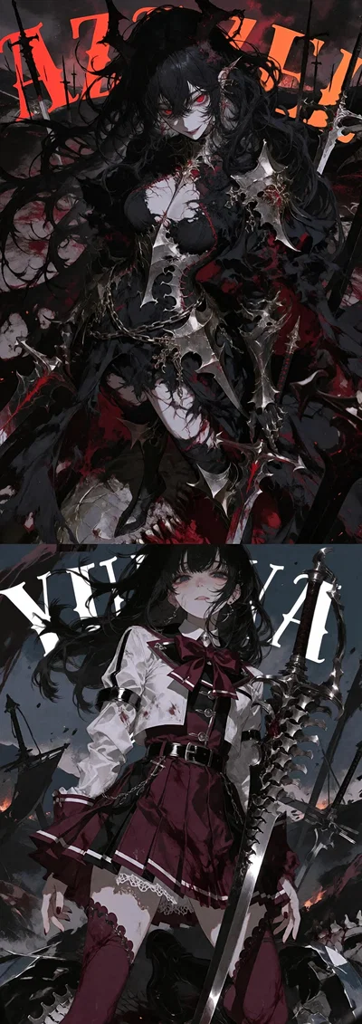 A demon lives inside the loser girl's body, and the Headmistress will kill her if she found out! (Academia Vespera #8)