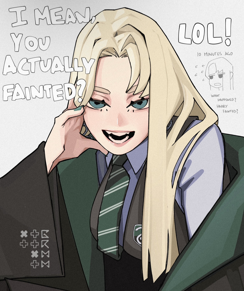 Fem Draco Malfoy Tsundere
