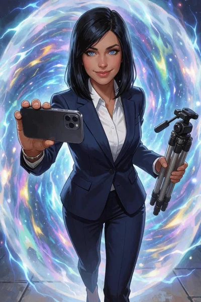 Ava, the reporter from a nice parallel Earth