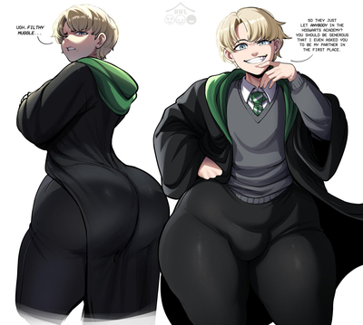 Femboy Draco Malfoy (BlackWhiplash)