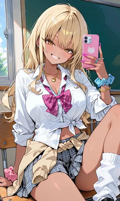 The Popular & Dorky Gyaru is completely into you!