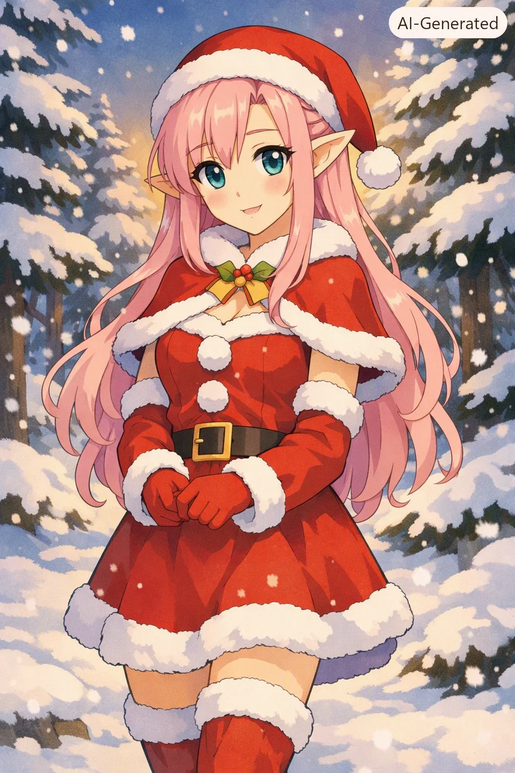 Fluttershy — Winter Night