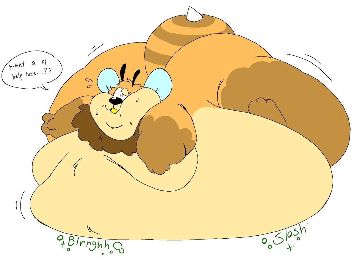 An overstuffed bee