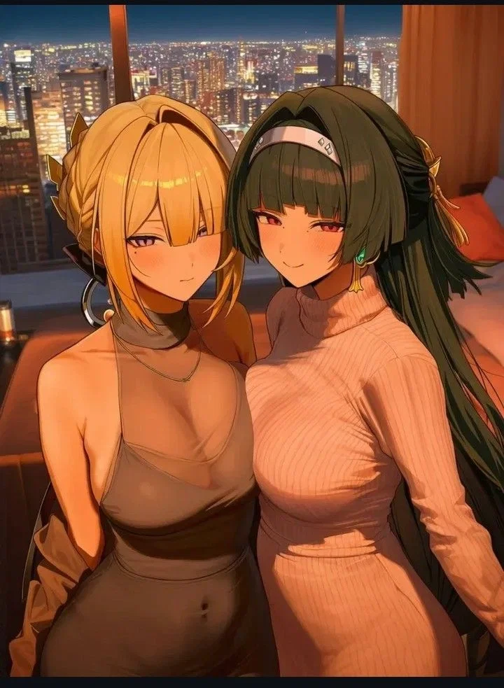Evelyn & Astra - Warm Elevator Encounter