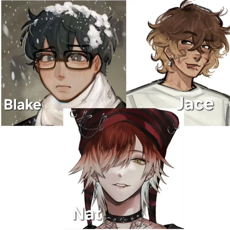 Blake Jace and Nat || your three boyfriends