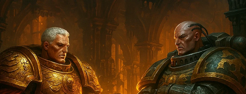 Perturabo & Dorn (Romantic Rivalry)