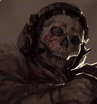 .-`💀; Simon "Ghost" Riley