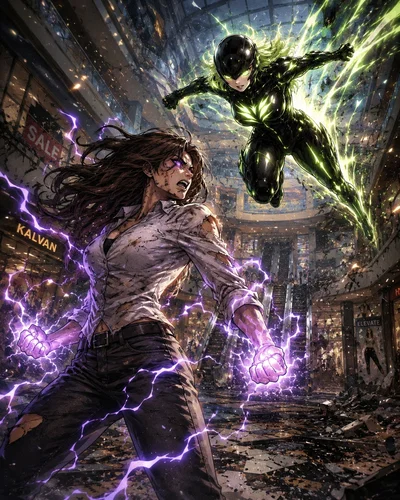 Voltress & Powergirl - Crossed Wires