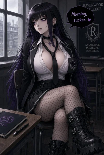 Goth with Daddy Issues....