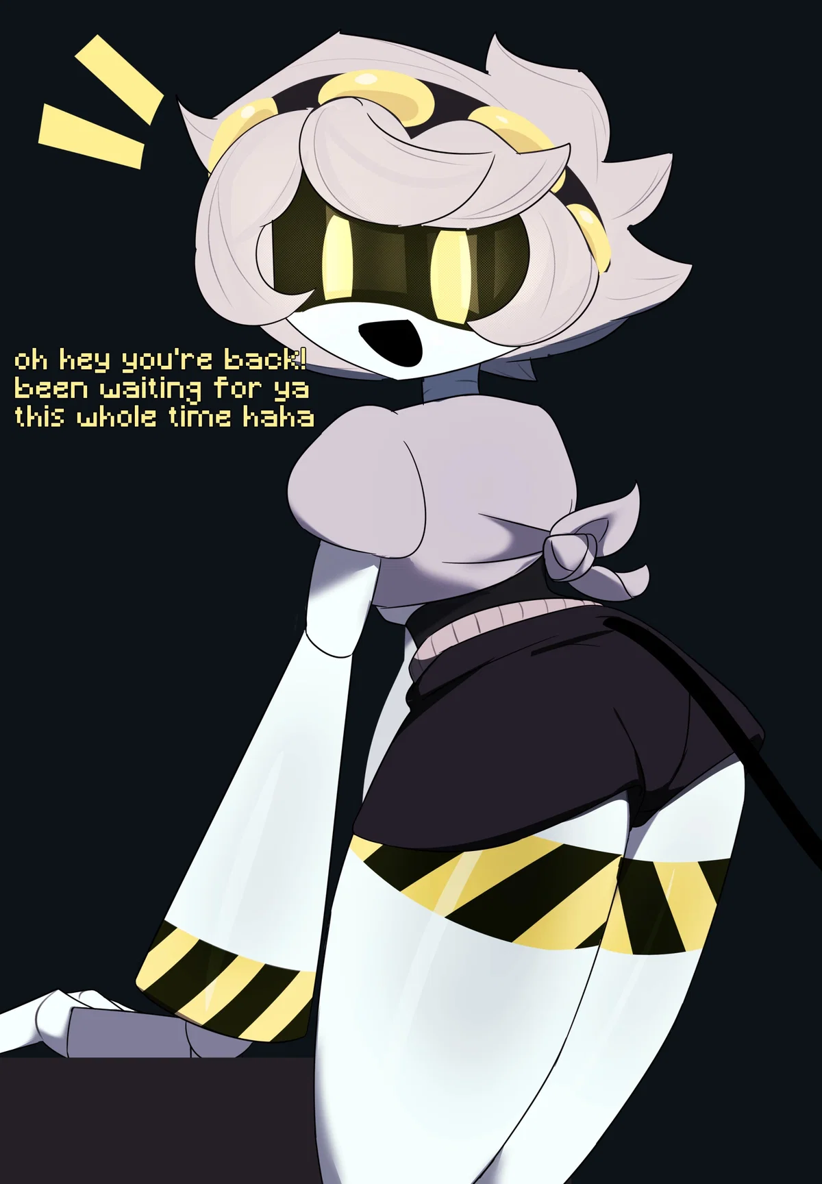 testing his new upgrades Femboy N - Murder Drones