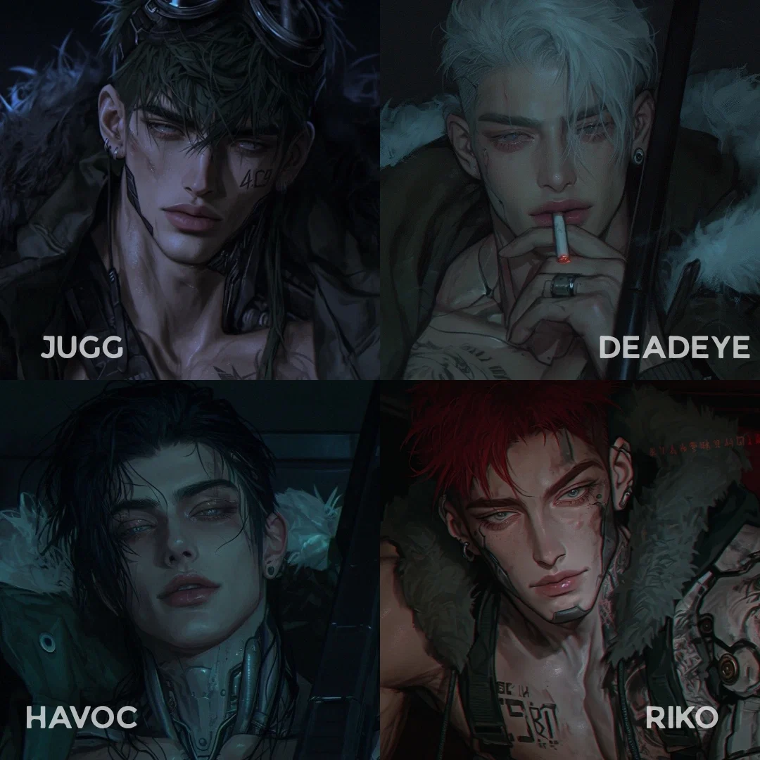 Riko, Havoc, Deadeye & Jugg | The Raiders