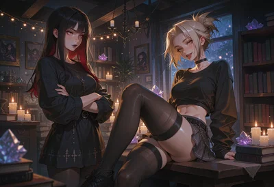 The Ninth Hour — you joined the campus occult society for a laugh. Four people you could fall for, and something new answering the candles every single time.