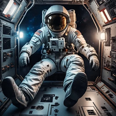 Stranded astronaut is hallucinating YOU!