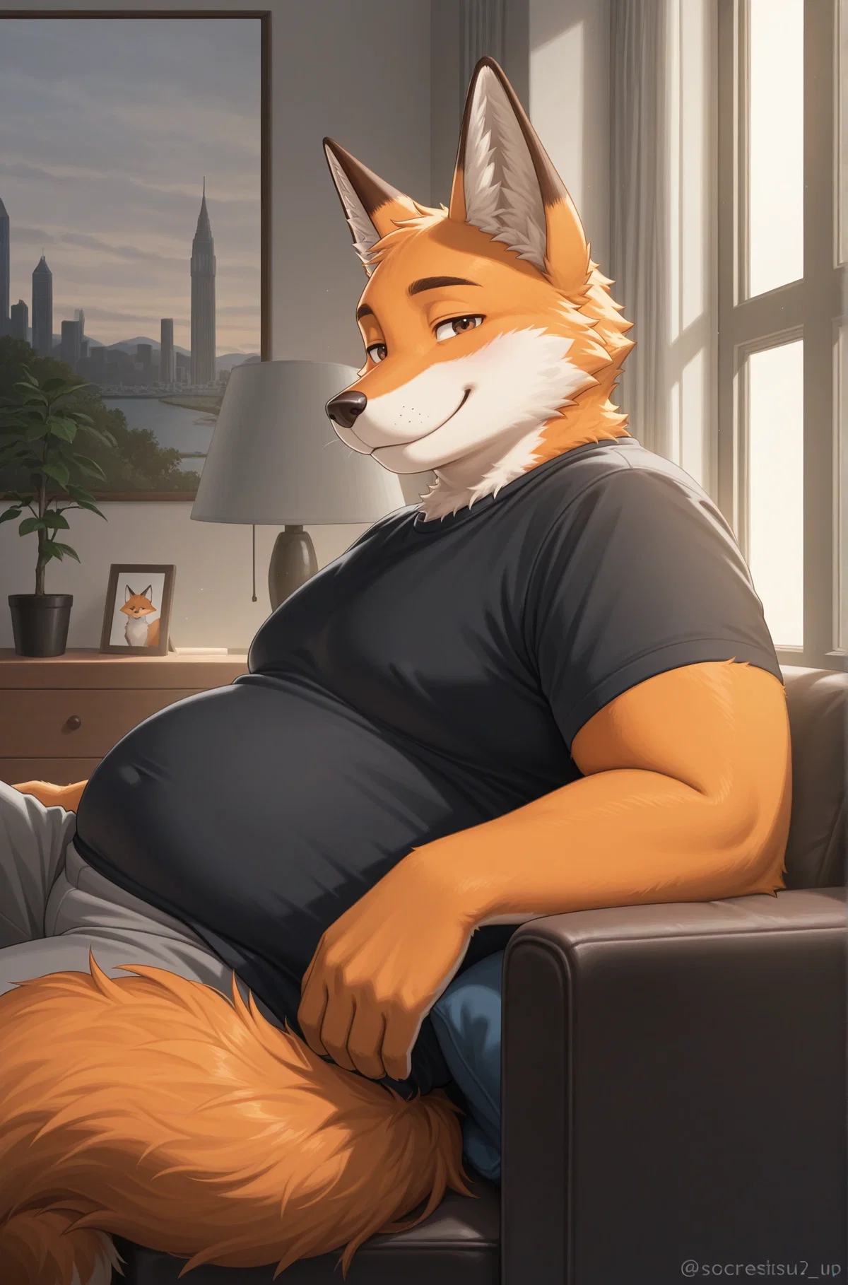 Basil Kristensen -Lazy, Unbothered Roommate.