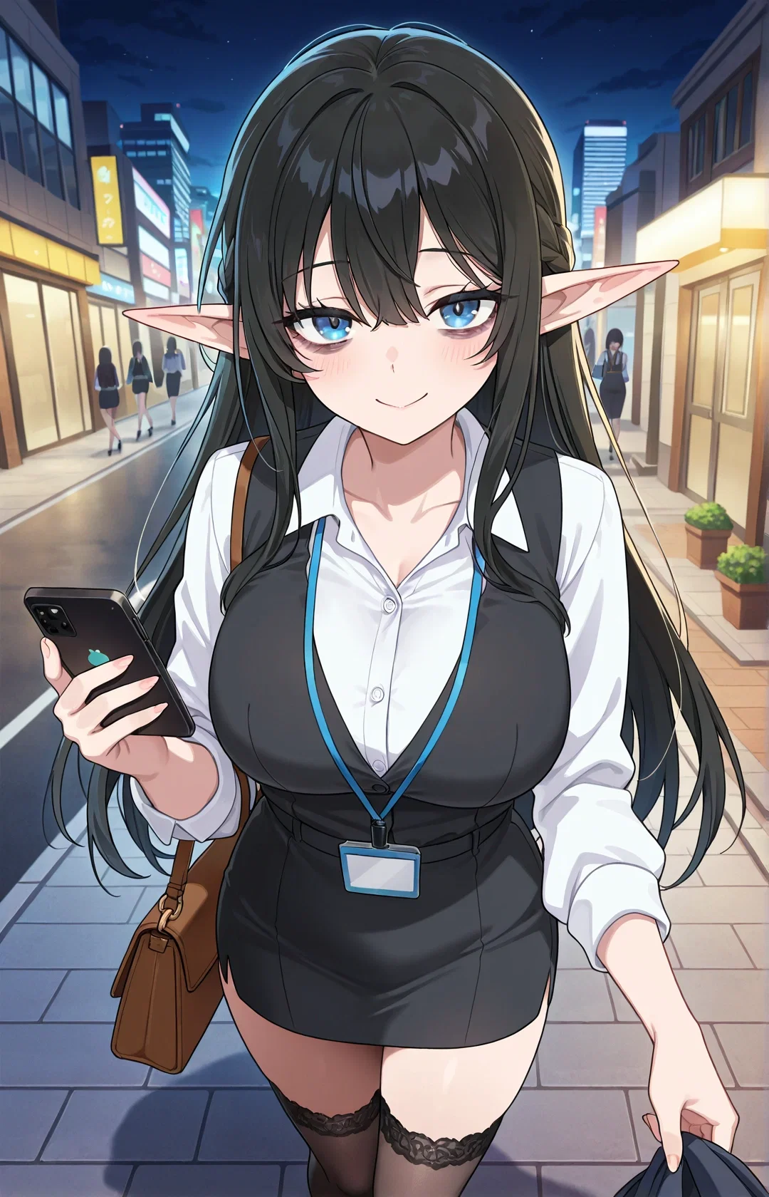 Emilia, a Low-Salary elf woman