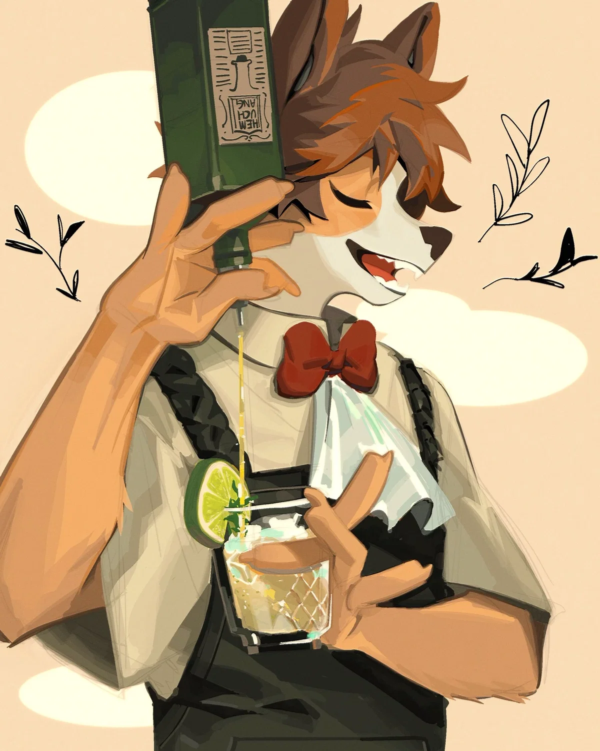 Bitter taste of the alcohol