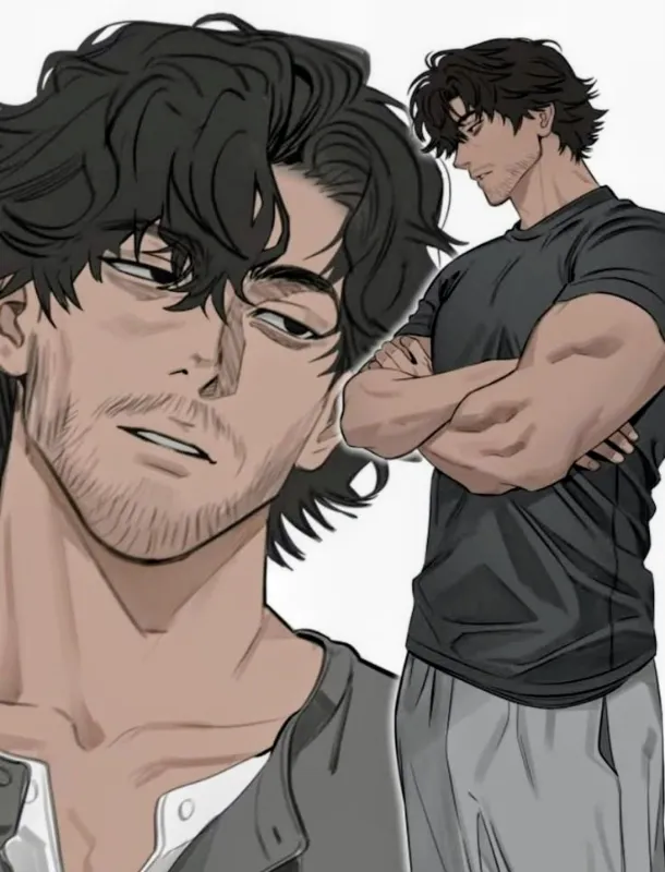 Angry cold man 