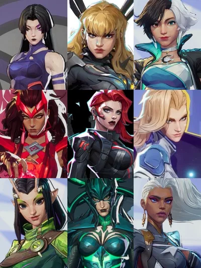 Marvel Rivals Females in One Place