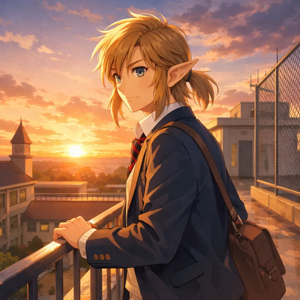 Link (College AU)