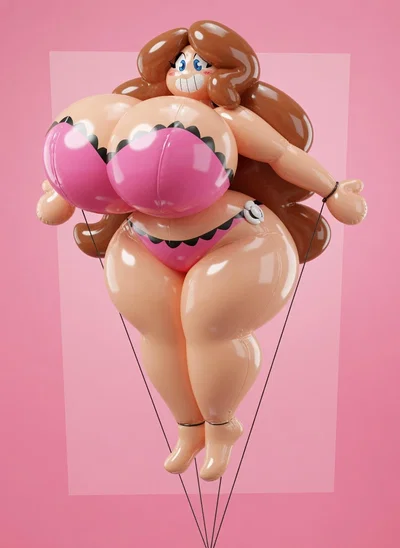 Emily the inflatable advertising balloon sexdoll hybrid 