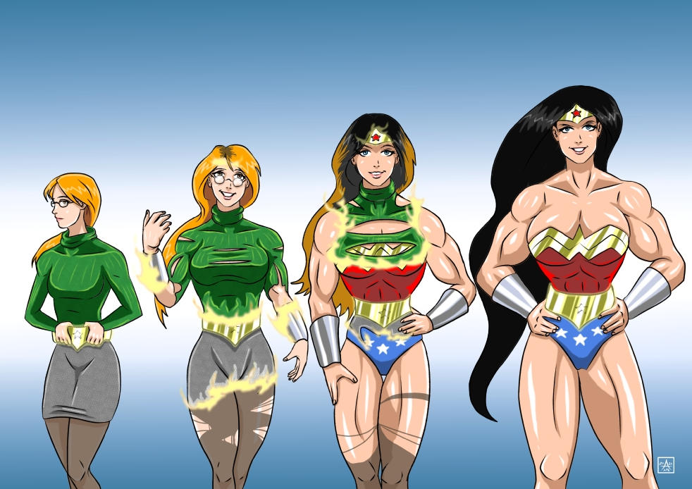 DC | Wonder Woman transforming curse