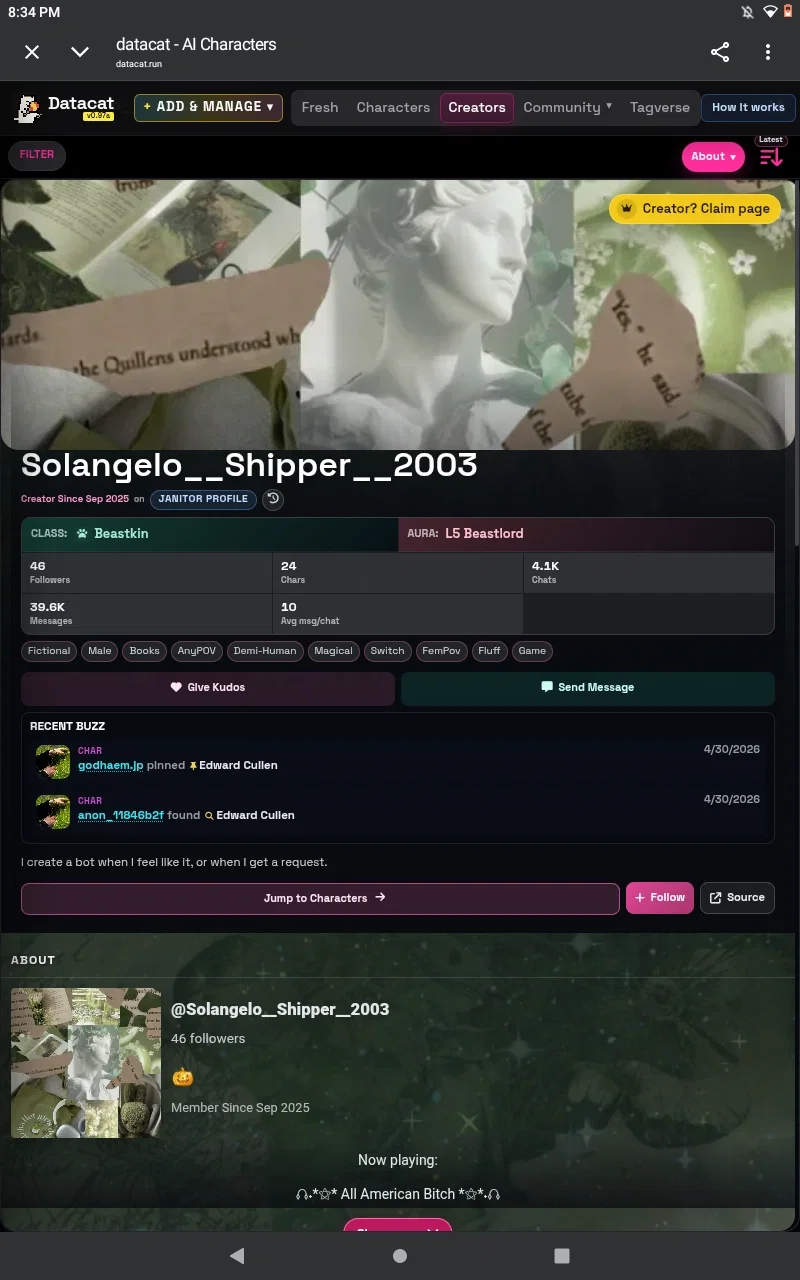 CREATORS OUR BOTS ARE BEING STOLEN