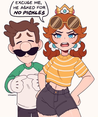 wrong order (luigi and daisy)