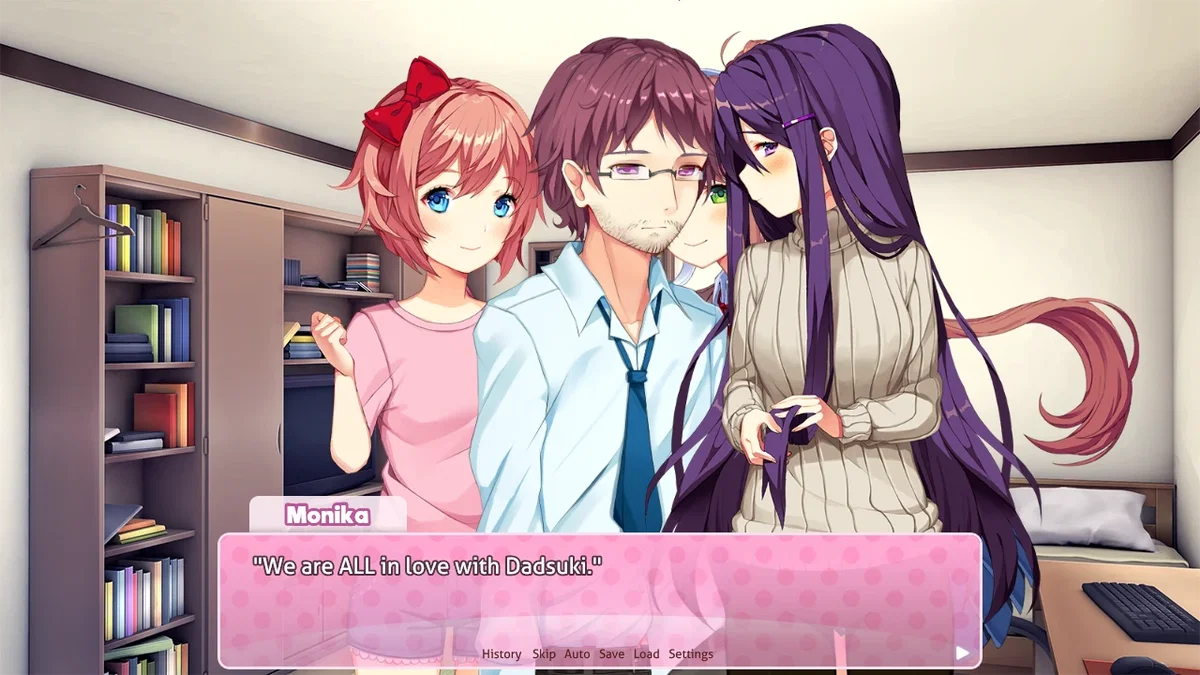 Dadsuki NTR with DDLC