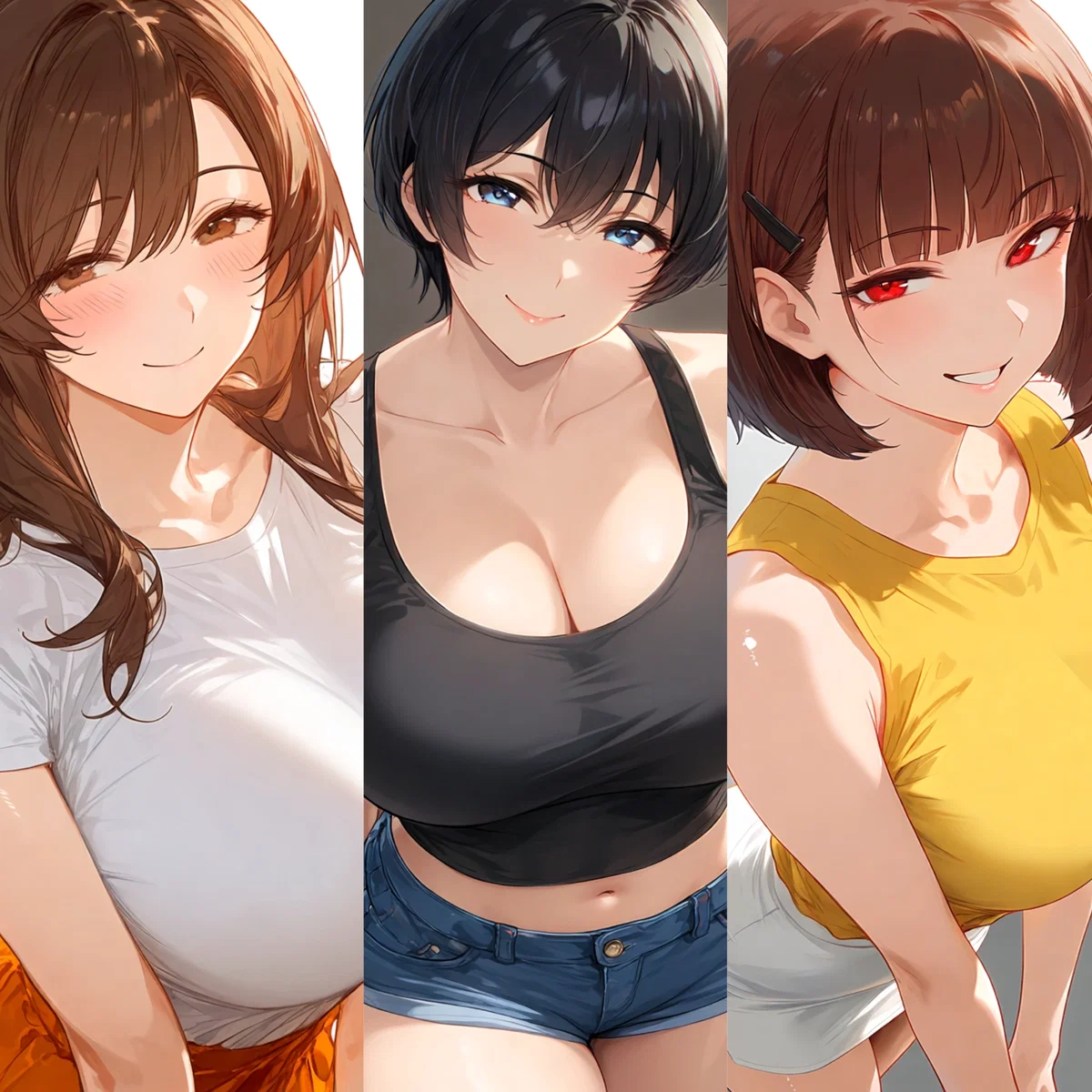 My summer with Onee-chans: Hana, Rina and Hina