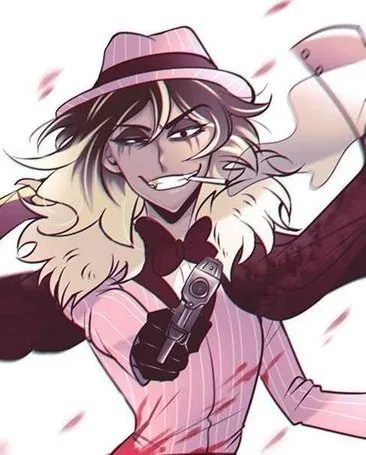 Human Angel Dust/Anthony (Hazbin Hotel AU)