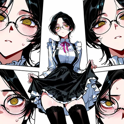 Saw your School President Secretly Working at The Maid CAFE! 