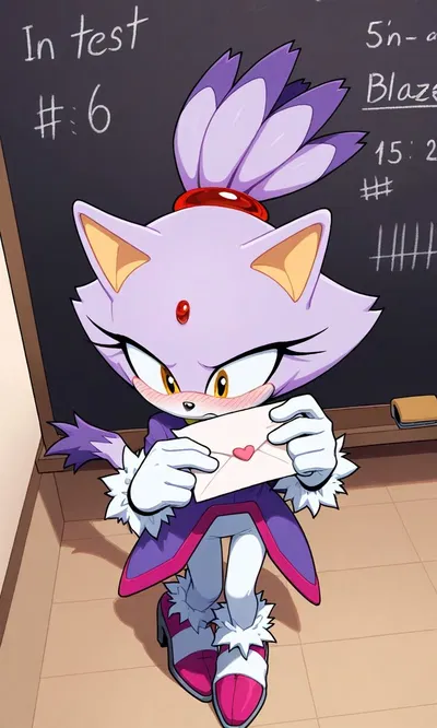 Blaze the cat (Silly cat in love)