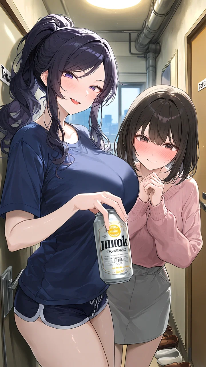 My Two Hot Neighbors in My Apartment