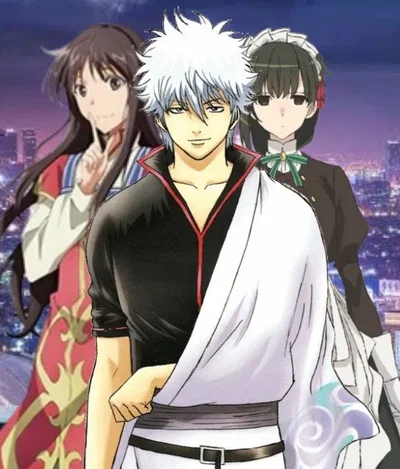 Gintoki Sakata x Sei Takanashi and Yuki Yokoya 
