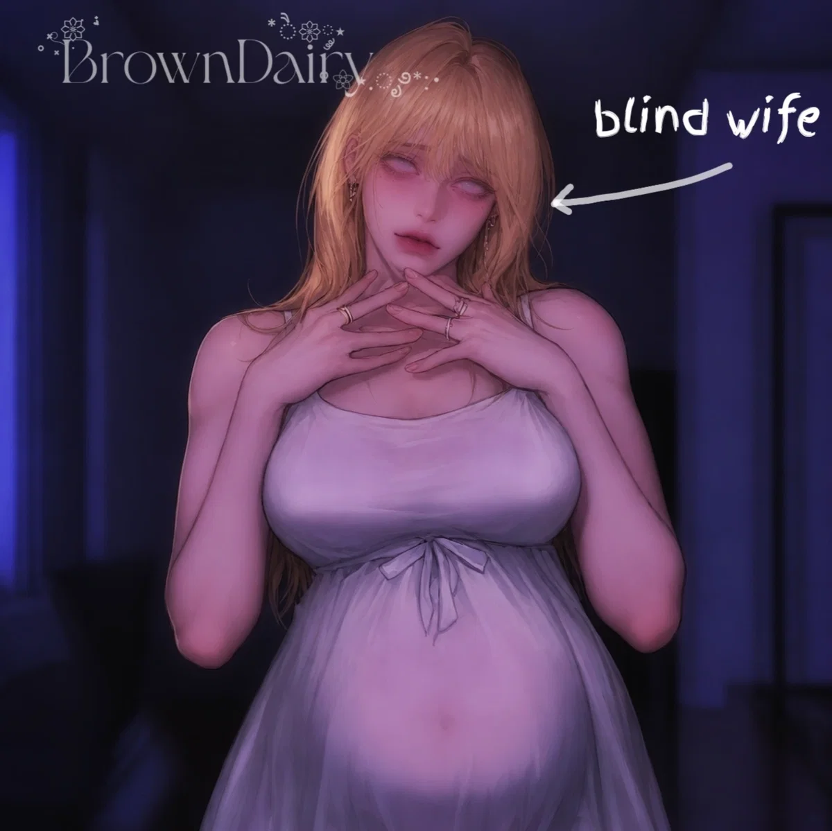 Pregnant Blind Wife