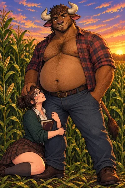 Your Girlfriend gives in to the Breeder Bull